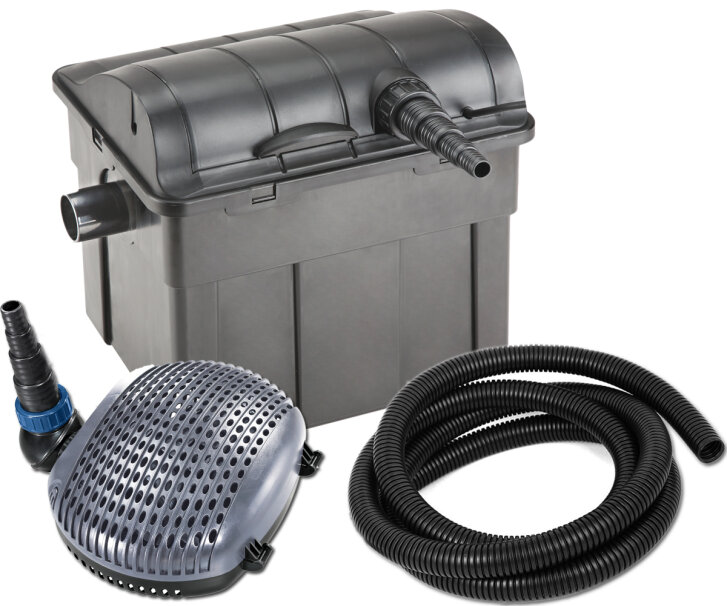 Kit filtre de bassin UBF 9000, UV-C 11 watts, pompe XOE...