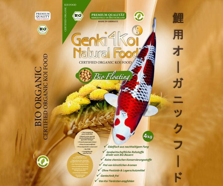 Genki4Koi® Bio Floating 2x4 kg FR BIO 013 + GRATUIT 1kg...
