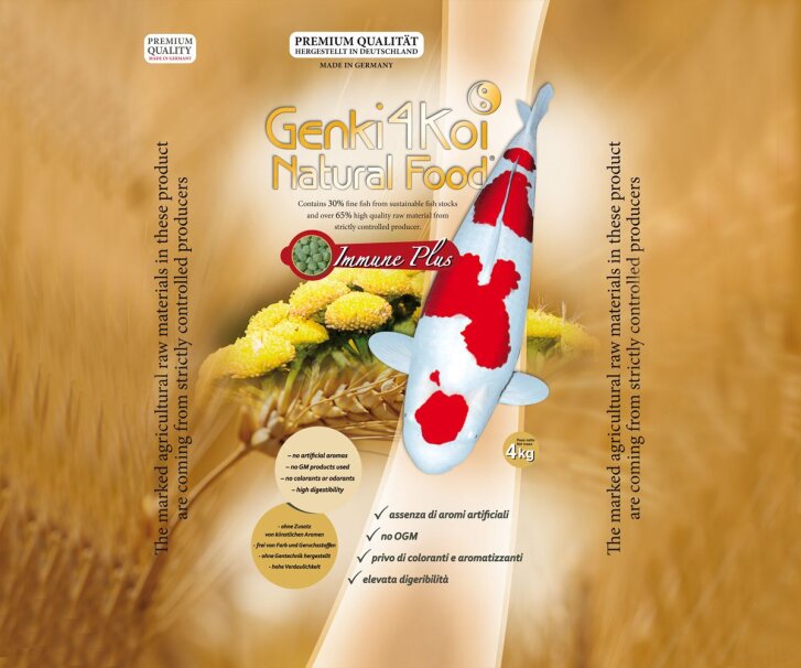 Genki4Koi Natural Food® Immun Plus 2x4kg + 1kg GRATUIT...