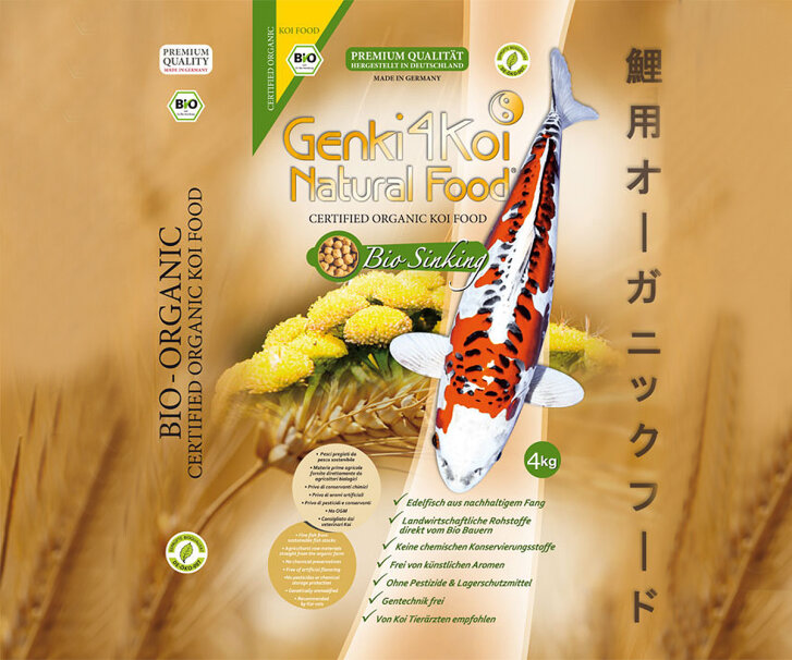 Genki4Koi® Bio Sinking 2x5 kg FR BIO 013 + GRATUIT 1kg...